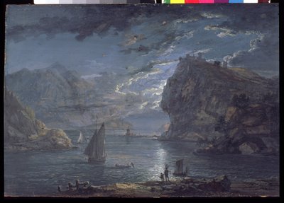 A Moonlight Effect by Paul Sandby